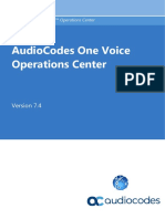 LTRT 91040 One Voice Operations Center Users Manual Ver 74