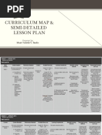 Curriculum Map & Semi-Detailed Lesson Plan: Prepared By: Micah Ysobelle V. Basilio