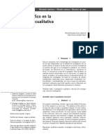 El Rigor Científico en La Investigación Cualitativa: Evisión Temática Eview Article Evisão de Tema