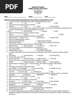 Summative Test P.E HEALTH 12