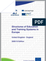 Structures of Education and Training Systems in Europe: United Kingdom - England 2009/10 Edition