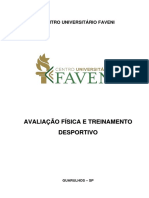 Avaliacao Fisica e Treinamento Desportivo