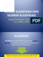 Konsep Klasifikasi Dam Sejarah Klasifikasi