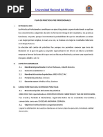 Plan de Prácticas Preprofesionales