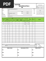 Reporte Diario - Registro de Perforacion - P.A 002, 003