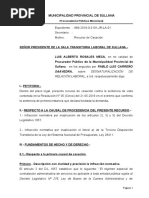 Recurso de Casacion Pablo Luis Carreño Saavedra