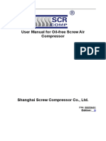 SCR 100GV - 7 Oil Free Compressor Manual English (B) - 2011-9-9 English