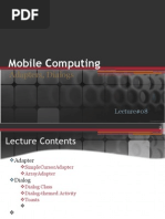 Lecture Adapters, Internet, Dialogs)