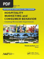 Hospitality Marketing and Consumer Behavior Creating Memorable Experiences 2017