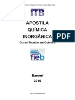 Apostila de Química Inorgânica