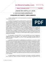 Castilla Y León Orden de Vedas de Pesca 2022