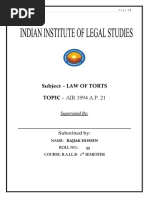 Law of Torts