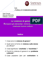 Slides - Le Violenze Di Genere