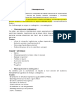 Edema Pulmonar y Tromboembolismo Pulmonar