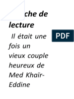 La Fiche De: Il Était Une Fois Un Vieux Couple Heureux de Med Khaïr-Eddine