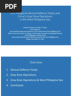 Thayer US-Philippine Mutual Defense Treaty and China's Grey Zone Operations in The West Philippine Sea