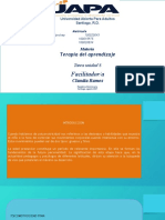 Terapia Del Aprendizaje Tarea 8 - Evelyn Cabreja