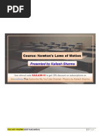 Course: Newton's Laws of Motion: Presented by Kailash Sharma