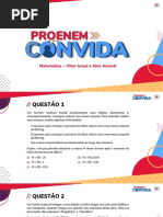 Ao Vivo - Proenem Convida - Matemática - Vítor Israel e Alex Amaral - Semana 1