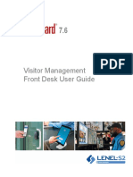 Visitor Management Front Desk User Guide