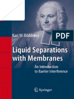 (Boddeker) Liquid Separations With Membranes