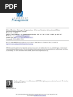 Trevino - 1986 - Ethical Decision Making in Organizations A Person-Situation Interactionist Model