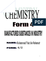 Chemistry Form 4: Chapter 9 (Manufacture Substances in Industry)