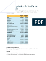 Ejercicio Práctico de Fusión de Sociedades