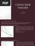 Consumer Theory Exercise