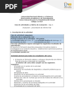 Guia de Actividades y Rúbrica de Evaluación - Unidad 3 - Fase 5 - Evaluación Presetnación de Informe Final