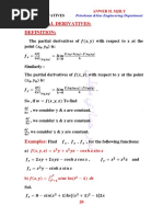 PARTIAL DERIVATIVES+chain Rule