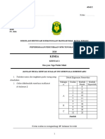 Kertas 2 Percubaan Kimia Daerah Kota Tinggi 2018