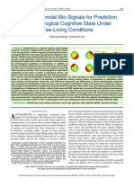 Using Multimodal Bio-Signals For Prediction of Physiological Cognitive State Under Free-Living Conditions