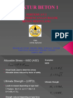 Struktur Beton 1: Pertemuan 2 Dasar Perencanaan Balok Beton Bertulang