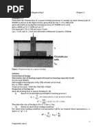 Example 4.1:: Figure: Proportioning of A Square Footing. Solution