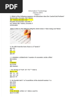 Information Technology Csec Jan 2015 p1 With Answers