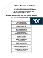 PMSP Aprovados Na Primeira Fase - Provas Realizadas A Partir de 14-04-2021