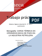 Monografía Carga Térmica Op. Boca de Pozo