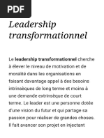 Leadership Transformationnel - Wikiberal