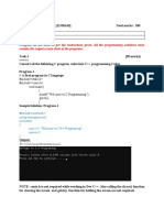 Complete All The Tasks As Per The Instructions Given. All The Programming Solutions Must Contain The Output Screen Shots of The Programs