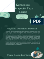 Komunikasi Terapeutik Pada Lansia