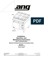 LANG Convection Oven Model FCOF-AT