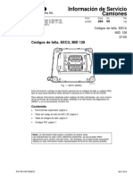 Información de Servicio Camiones: Códigos de Falla, EECU, MID 128