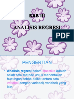 Dasar Analisis Regresi