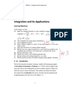 Integration and Its Applications: Learning Objectives