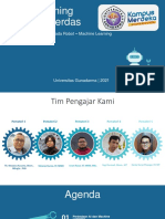 Kecerdasan Buatan Pada Robot - Machine Learning