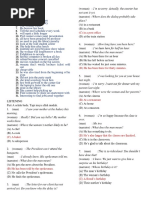 Listening Structure and Reading Usept