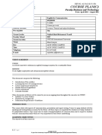 Course Plan (C) : Faculty Business and Technology