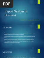 Expert System in Business