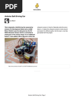 Arduino Self Driving Car